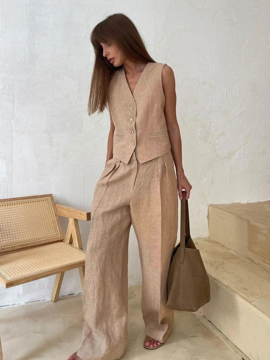 Bianca - Vest ＆ Pants Suit